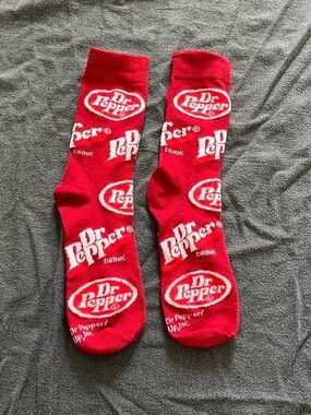 Odd Sox Dr Pepper Soda Novelty Socks